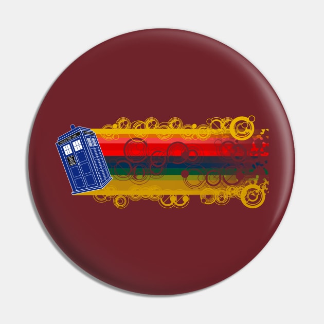 TARDIS to the Past Pin by Nazonian