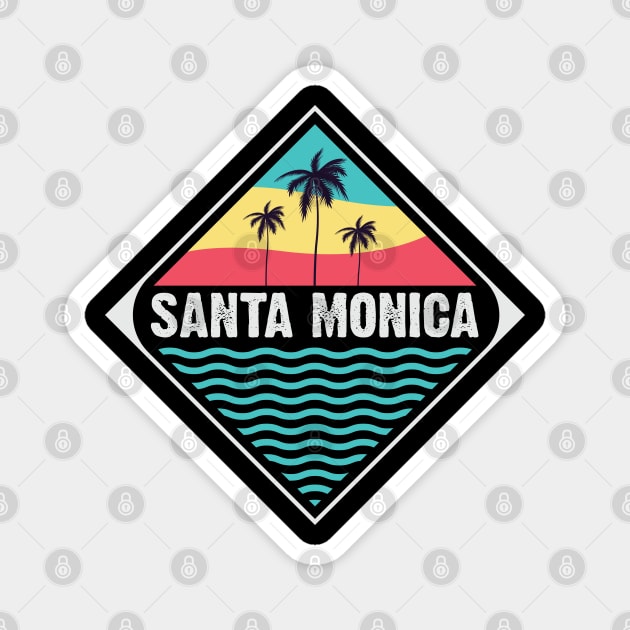 Santa Monica trip Magnet by SerenityByAlex