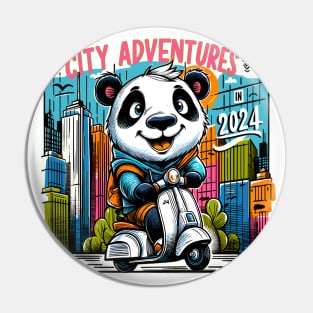 Panda, City Adventures Pin