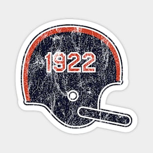 Chicago Bears Year Founded Vintage Helmet Magnet