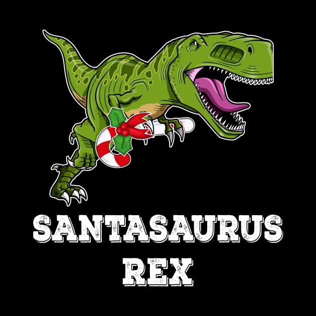 Men_s T Rex Holiday Kid Candy Cane by Danielsmfbb