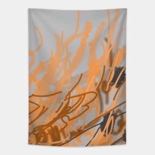 Orangey Sea Tapestry