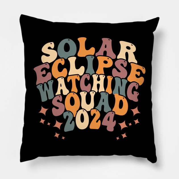 solar eclipse 2024 Pillow by Pharmacy Tech Gifts