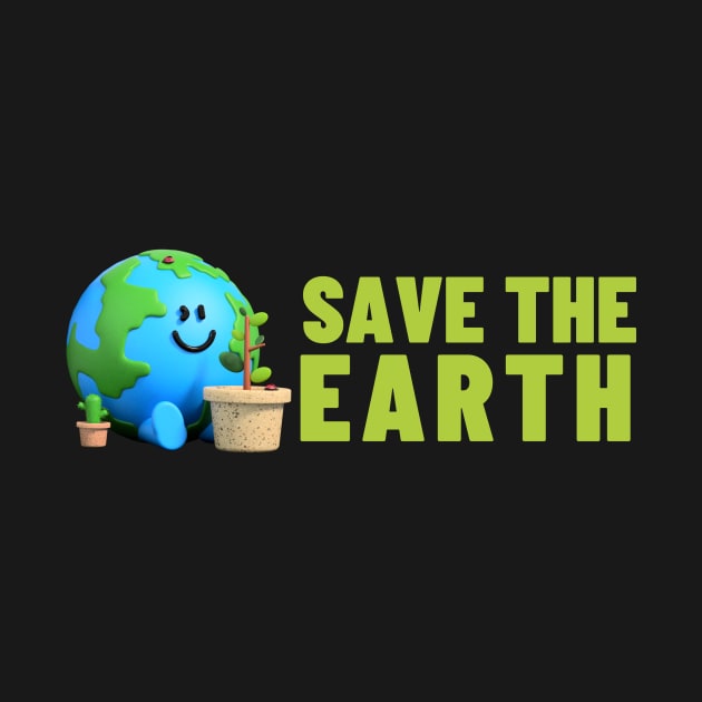 Save The Earth, Save The Planet by Qibar Design