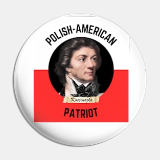 General Kosciuzko - Polish-American Revolutionary War Hero Pin