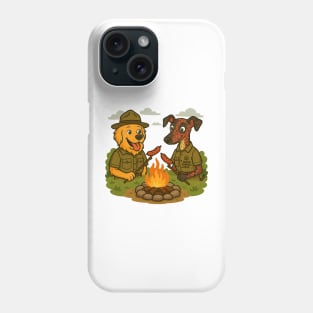Ranger Farley and Junior Ranger Julia Campfire Phone Case