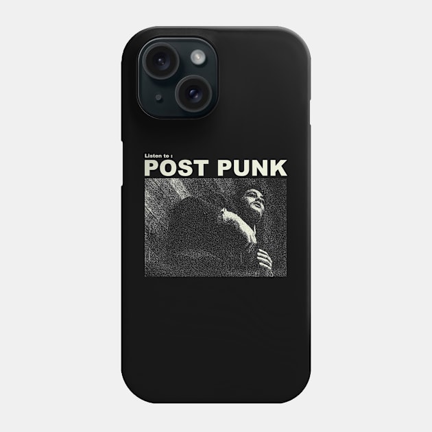 listen to post punk music Phone Case by psninetynine