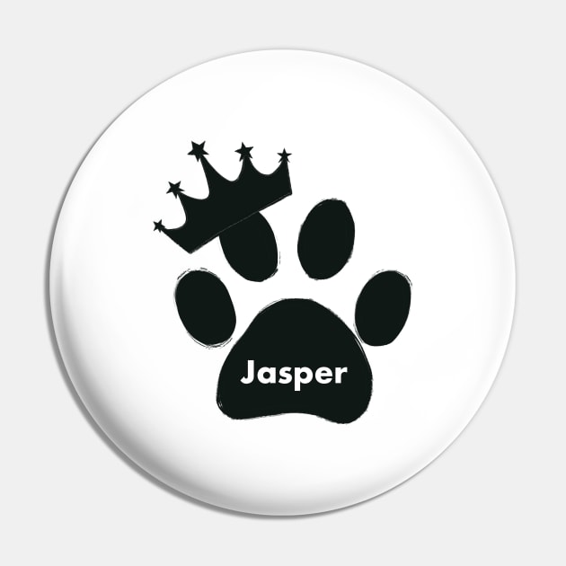 Jasper cat name made of hand drawn paw prints Pin by GULSENGUNEL