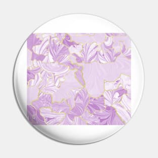 Marbled Kintsugi Dusky Rose Pin