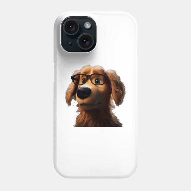 Golden Retriever Lilly with Glasses Phone Case by goldenretriever_lilly