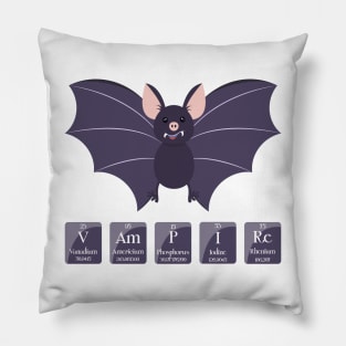 Vampire batty science humor Pillow