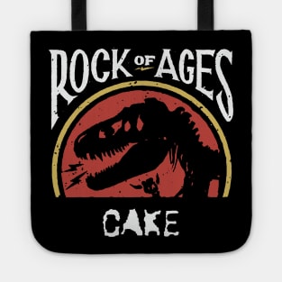 cake rock of ages Tote