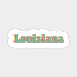 Louisiana 70's Magnet