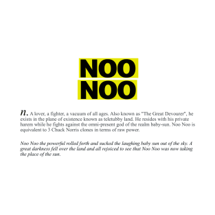 Noo Noo Dictionary Definition T-Shirt