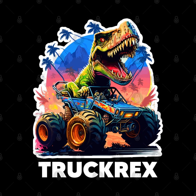 T-Rex Truck, Monster Truck - 4 by Megadorim