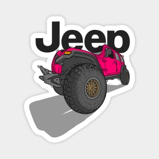 Jeep Design - Pink Magnet
