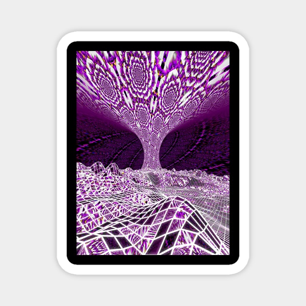 PURPLE PLEXUS Magnet by akash_AesthetikRebel