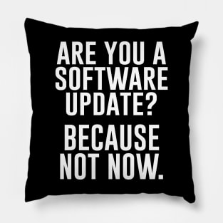 Are you a Software Update Pillow