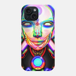 Dosed in the Machine (29) - Trippy Psychedelic Art Phone Case