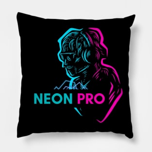 Neon Pro Gamer Pillow