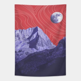 landscape moon Tapestry