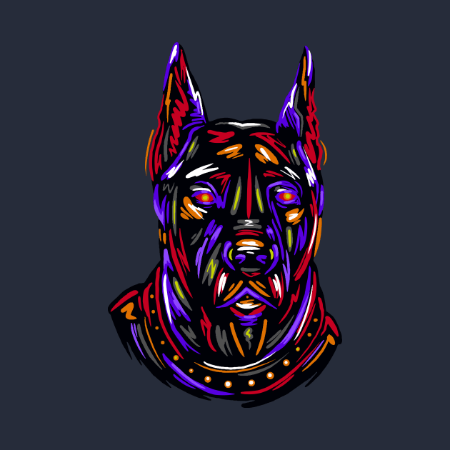 Dog Doberman by Razym