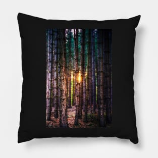 A Light in the Trees Pillow