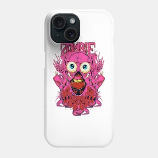 Creepy zombies with human organs Phone Case