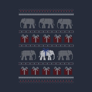 White Elephant Sweater T-Shirt