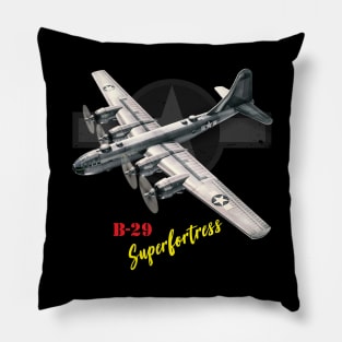 B29 Superfortress WW2 bomber airplane Pillow