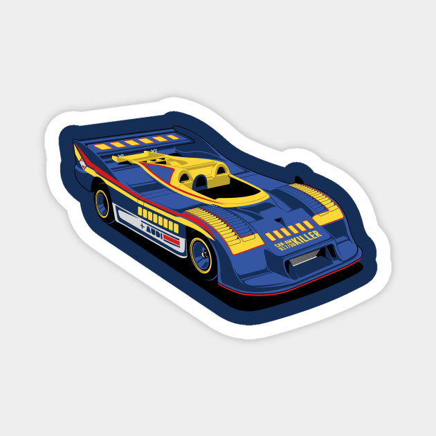 917 the can-am killer grandprix challenge Magnet by pujartwork