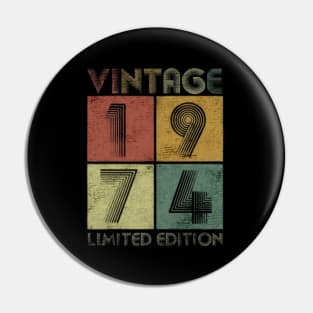 Vintage 1974 Pin