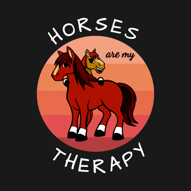 Horses are my therapy by Dogefellas