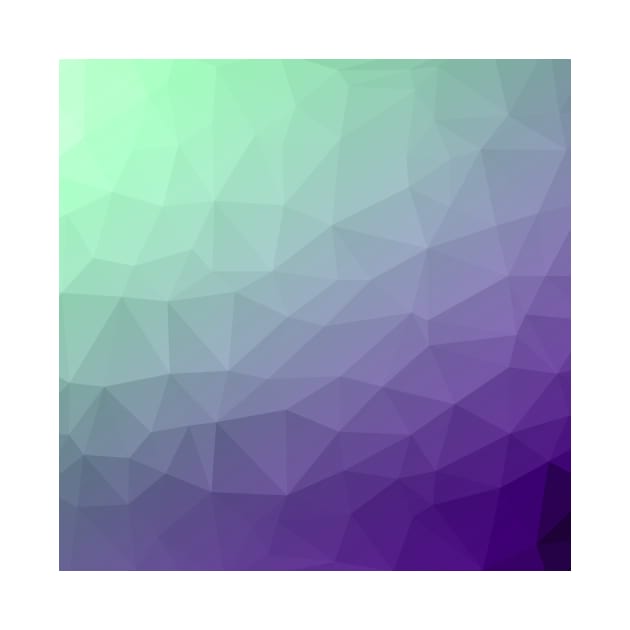 Purple green ombre gradient geometric mesh pattern by PLdesign