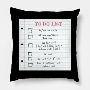 To Do List (kids) Pillow