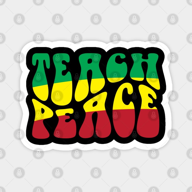 Teace Peace Magnet by defytees