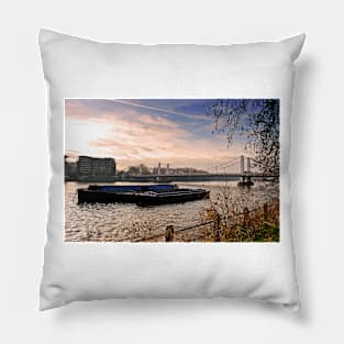 Chelsea Bridge River Thames London Pillow