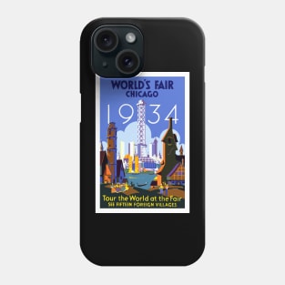 Chicago World's Fair 1934 Phone Case