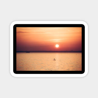 Sunset Paddle Magnet