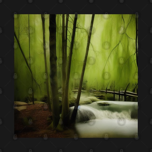 Rapids in the Darkling Wood by AlienVisitor