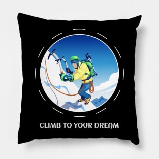 Climbing Everest Pillow