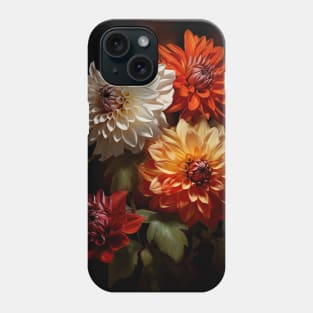 Classic Elegant Floral Arrangement Fine Art Oil Painting Phone Case