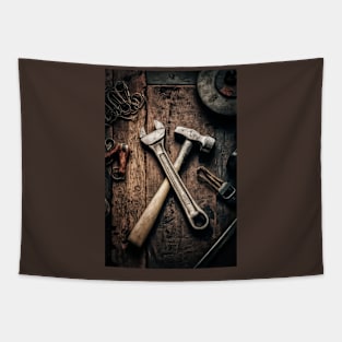 Wrench and Hammer Tapestry