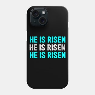 He Is Risen Cool Inspirational Easter Christian Phone Case