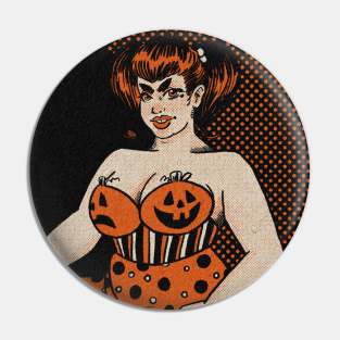 Pumpkin Girl Pin