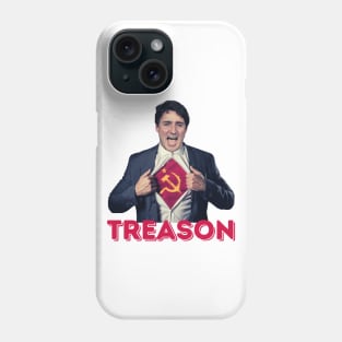 Justin Trudeau is a Communist Traitor Phone Case