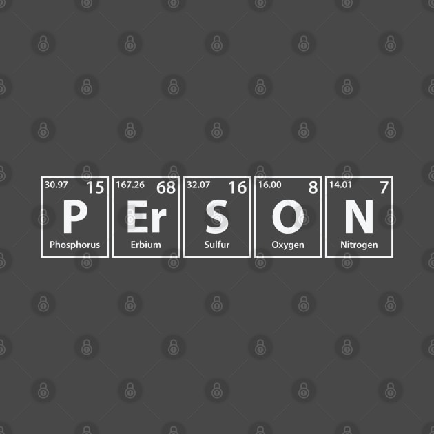 Person (P-Er-S-O-N) Periodic Elements Spelling by cerebrands