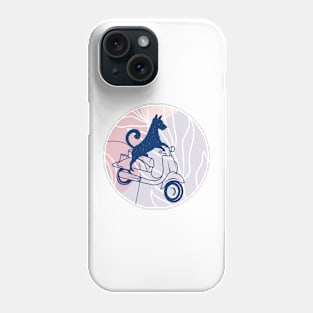 Dog On Bike Phone Case