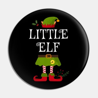 Little Elf Shirt , Family Matching Group Christmas Shirt, Matching T Shirt for Family, Family Reunion Shirts Pin