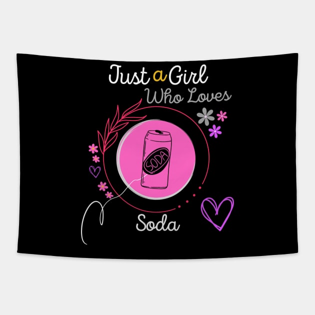 Just a Girl Who Loves Soda Tapestry by Qurax